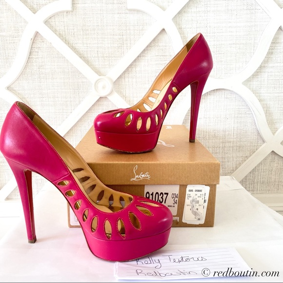 Christian Louboutin Cyclamen Griffita 140 Platform - Picture 3 of 7